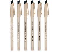 Accessotech 6 Pack Black Paper Mate Replay Ballpoint Pens For Everyday Writing Home Office School And Professional Use