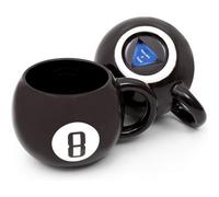 Accessotech 8 Ball Ceramic Mug Novelty Black Coffee Tea Cup Secret Message 380Ml