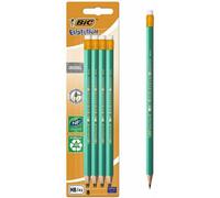 BIC Evolution Original, Erasable HB Graphite Pencils with Eraser and Ultra Resistant Lead, Environmentally Friendly, Pack of 8