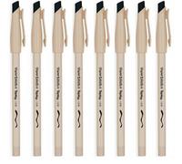 Accessotech 8 Black Papermate Replay Erasable Ballpoint Pens Medium Point 1.0mm