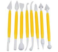 Accessotech 8-Piece Professional Sugarcraft Cake Decorating Tools Set (Pack)
