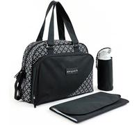 Accessotech Baby On Board Simply Star Baby Changing Bag Large Diaper Travel Bag With Changing Mat Insulated Bottle Holder