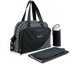 Accessotech Baby On Board Simply Star Baby Changing Bag Large Diaper Travel Bag With Changing Mat Insulated Bottle Holder