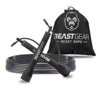 Accessotech Beast Gear Skipping Rope Adjustable 3M Steel Cable Speed Rope