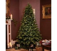Accessotech Blackforest 6.5Ft Pre Lit Christmas Tree 550 Led Warm White Lights 2620 Tips Realistic