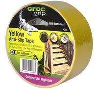 Accessotech Croc Grip 5M Yellow Anti-Slip Tape Roll 48mm Heavy Duty Safety Grip Tape 6 Pack