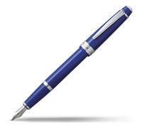 Accessotech Cross Blue & Silver X-Fine Nib Fountain Pen - Limited Edition Writing Instrument
