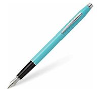 Accessotech Cross Classic Century Blue Fountain Pen Medium Nib Chrome Trim Gift Box