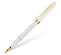 Accessotech Cross White And Gold Fine Nib Fountain Pen Limited Edition Gift Boxed