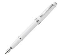 Accessotech Cross White & Silver X-Fine Nib Fountain Pen - Limited Edition Writing Instrument