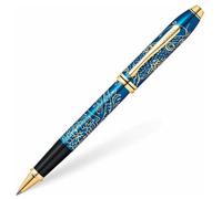 Accessotech Cross Year Of The Rat Rollerball Pen Blue Lacquer 23K Gold Limited Edition