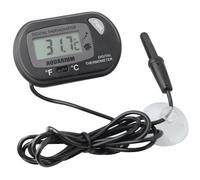 Accessotech Digital LCD Thermometer Aquarium Fish Tank Vivarium Water Marine Stick On Probe