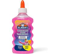 Accessotech Elmers Pink Glitter Glue 177Ml Washable Pva Slime Craft School Art
