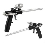 Accessotech Expanding Foam Gun - Heavy Duty Aluminium Pu Applicator With Stainless Steel Nozzle And Flow Control