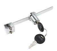 Accessotech Glass Vivarium Sliding Door Lock Stainless Steel Terrarium Cabinet Lock With 2 Keys