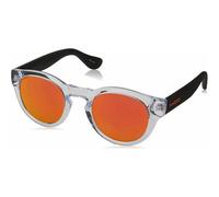 Accessotech Havaianas Transco Sunglasses Unisex Round Frame Black Grey Mirrored Lenses