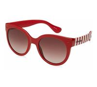 Accessotech Havaianas Womens Noronha Red Sunglasses Round Mirror Lens Uv Protection