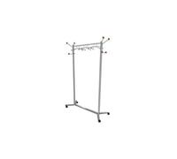 Accessotech Heavy Duty Coat Rack Mobile 4-Wheel Metal Frame Entryway Storage Furniture With 36 Hanger Capacity
