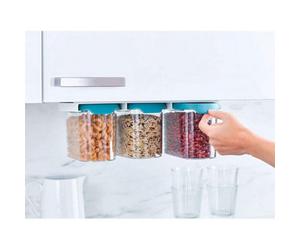 Accessotech Joseph Joseph 1.3 Litre Food Storage Set With Airtight Lids And Storage Rail