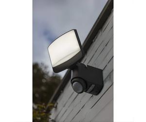Accessotech Lumin Motion Sensor Solar Light - 500 Lumen 5000K Cool White Outdoor Led Flood Light With Panel
