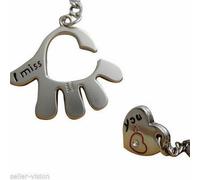 Accessotech Magnetic Dolphin Love Keyring Fun Couples Keyring Set