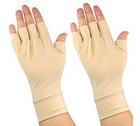 Accessotech Medium Arthritis Relief Gloves Washable Nylon Spandex Anti Hand Compression Relief Pair