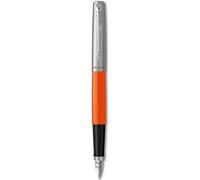 Parker Jotter Originals Fountain Pen, Classic Orange Finish, Medium Nib, Blue & Black Ink