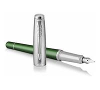 Accessotech Parker Urban Premium Green Fountain Pen - Fine Nib Smooth Writing Pen