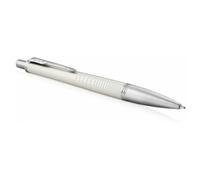 Parker Urban Ballpoint Pen – Premium Pearl Metal, Medium Blue Ink – Gift Box