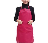 Accessotech Pink Kitchen Apron With Front Pocket Adjustable Neck Strap Adult Size