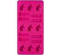 Accessotech Pink Unicorn Silicone Baking And Candy Mould Non Stick 17 Cavity Dishwasher Safe
