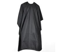 Accessotech Professional 145x120cm Salon Hair Cut Hairdressing Barbers Cape Black Gown