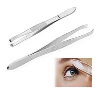 Accessotech Professional Stainless Steel Tweezers Precision Hair Removal Tool