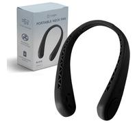 Accessotech Rechargeable Black Neck Fan Portable Hands Free Cooling Fan For Personal Comfort