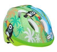Accessotech Schwinn Infant Jungle Helmet Adjustable Kids Safety Helmet Green & Blue With Jungle Graphics