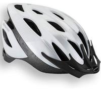 Schwinn Thrasher Mens and Womens Bike Helmet, Age 14+, Adult Fit 58-62cm, Comfortable Dial Fit Adjustment, 20 Air Vents, Removable Visor, White