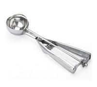Accessotech Stainless Steel Ice Cream Scoop 6Cm Deep Bowl Squeeze Release 22.5Cm