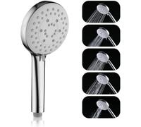 Accessotech Watersong 5 Spray Modes Shower Head Chrome Adjustable Bathroom Replacement