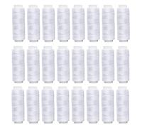 Accessotech White Polyester Sewing Machine Thread Hand Cotton Reels Kit Accessories Approximately 182 Metres per Spool