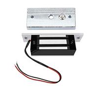 AccessShield Electronic Magnetic Lock, DC12V Single Door Electromagnetic Lock, Fail Safe Maglock for Access Control Systems, 60KG/132lbs Holding Force (60Kg/132lbs(Side Mount))