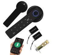 AccessShield Fingerprint Door Lock 5-in-1 WiFi Tuya Smart Door Lock APP Remote Unlocking Smart Door Handle Lock with Mechanical Key