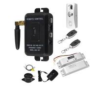 AccessShield WiFi Smart Door Access Control System Tuya Remote Control with Door Switch Button,Electric Lock，2PCS Keyless Entry Remote for Home/Garage/Office (R01-tuya-Small electric mortise lock)