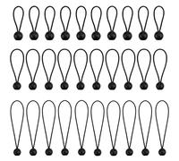Accfore 30 Pcs Ball Bungee Cords,4,6,9 Inch Tarp Canopy Bungee Balls,Heavy Duty Tie Down Cord for Shelter,Camping,Tents,Cargo,Hoses,Patio Umbrellas,Awning,Holding Wire (4+6+9 INCH)