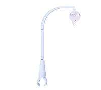 Accfore Soporte de brazo para cuna de bebé de 23", la Parte de la garra se Puede ajustar en ancho, juguetes de bricolaje, brazo móvil de cuna con caja de música, 1 Count (Pack of 1), BC01