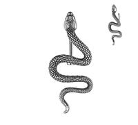 AccGin 14G Surgical Stainless Steel Dangle Belly Button Rings for Women Belly Ring Dangling Piercing Jewelry CZ Snake lizard Skull Spider bat Halloween Party Punk Rock, Stainless Steel, no gemstone