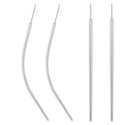AccGin 4Pcs 316L Surgical Steel Piercing Taper Insertion 16G 18G 20G External/Threadless/Internal Thread Bar Taper Insertion Pins Pop Taper Piercings Kit for Ear/Nose/Lip/Eyebrow/Belly/Nipple/Tongue