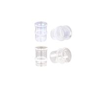 AccGin Glass Ear Plugs Tunnels Gauges, 6mm（2g） to 20mm（1"） Single Flared Ear Expanders Stretchers Piercing Jewelry Hypoallergenic with O Rings, Clear/Rainbow/Aurora Colors Optional for Women Men