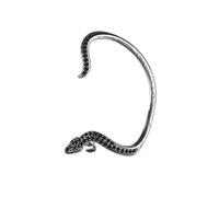 AccGin Gothic Dragon Ear Cuff - 1pcs Retro Silver Punk Hip Hop Stainless Steel Snake Dragon Cuff Earring Cartilage Climber Ear Wrap Ear Earrings Stud Wrap Snake Earrings for Women or Men, 5 cm x 6.25