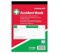 Accident Report Book GDPR Compliant - Workplace, Schools, Charities - 50 Pages - Ocean Pads (70062)