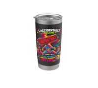 Accidentally Important At Work Burnout Office Humor Stainless Steel Insulated Tumbler
